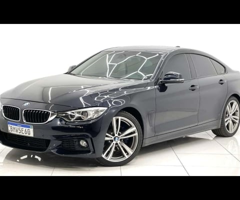 BMW 430I GT 2.0 2017, Completa, Baixo Km, Chave Reserva e Manual