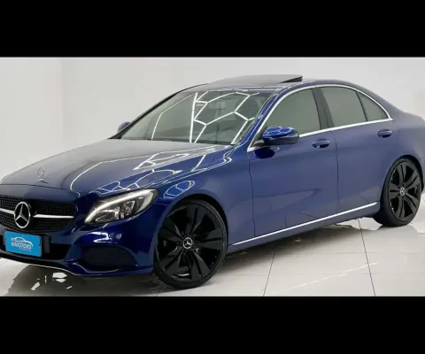 MERCEDES-BENZ C200 2017 AUTOMÁTICA COMPLETA IMPECÁVEL