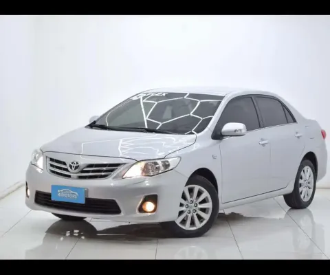 COROLLA ALTIS 2013 AUTOMÁTICO COMPLETO BAIXO KM UNICO DONO CHAVE CÓPIA E MANUAL 