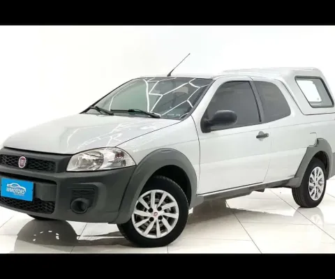 Fiat strada work cd 1.4 flex 2020 completa com capota de fibra