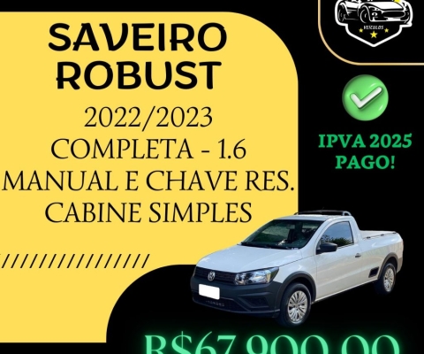 SAVEIRO ROBUST 1.6 COMPLETA 2022/2023