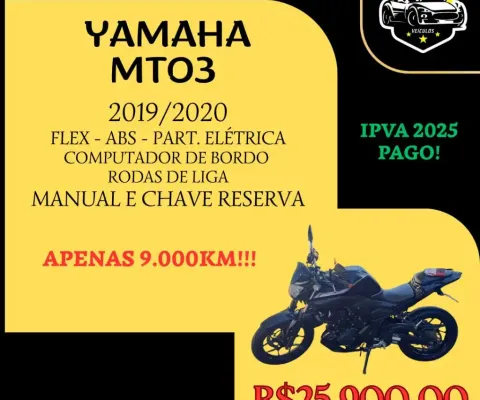 YAMAHA MT 03