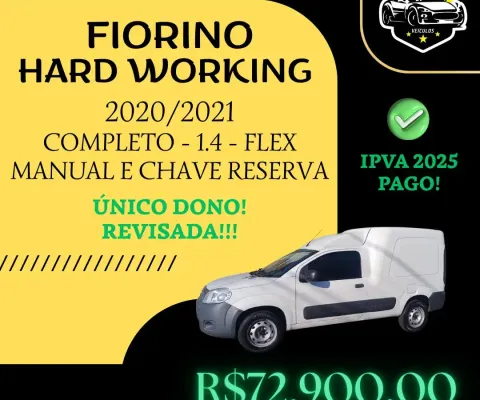 Fiorino furgão hard working 1.4