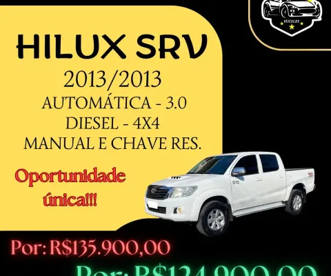 Hillux cd 4x4 srv 3.0