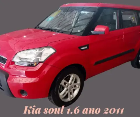 kia soul 1.6 ano 2011 único dono com manual chave copia ,laudo cautelar 100%aprovado