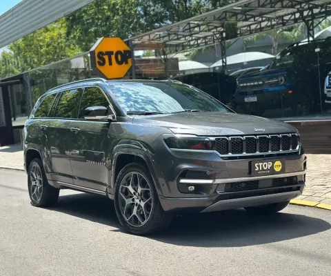 Jeep Commander Overland 4x4 Diesel 2022 (7 lugares) Sofisticação, robustez e desempenho em um só SUV