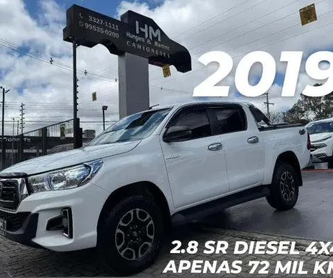 TOYOTA HILUX 2.8 SR 4X4 CD 16V DIESEL 4P AUTOMATICO 2019