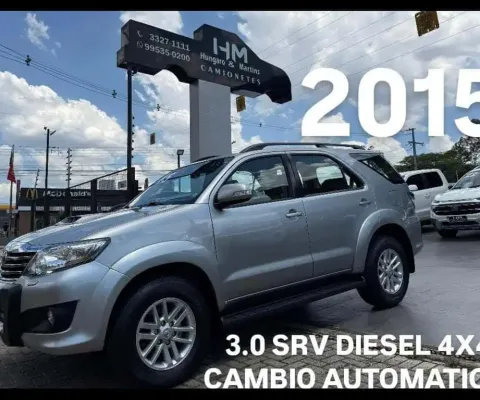 TOYOTA HILUX SW4 3.0 SRV 4X4 16V TURBO INTERCOOLER DIESEL 4P AUT 2015