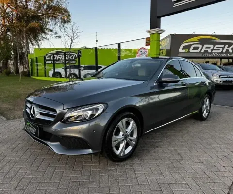  MERCEDES-BENZ C-180 CGI AVANTAGE 1.6 TURBO 156CV FLEX 16V AUTOMÁTICO 9M - 2018