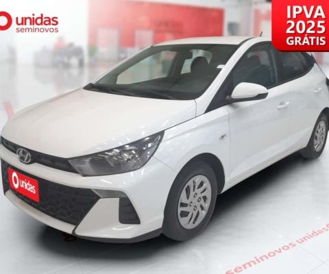 Hyundai Hb20 2024 1.0 12v flex sense plus manual
