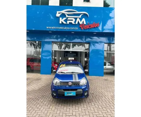 Fiat Uno 2016 1.4 evo sporting se blue edition 8v flex 4p automatizado