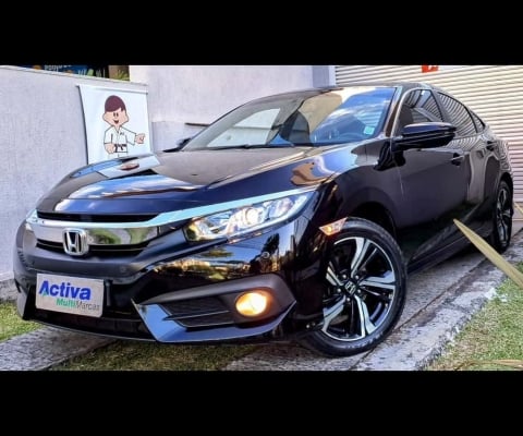 Honda Civic Sedan EXL 2.0 Flex 16V Aut.4p  - Preta - 2018/2018
