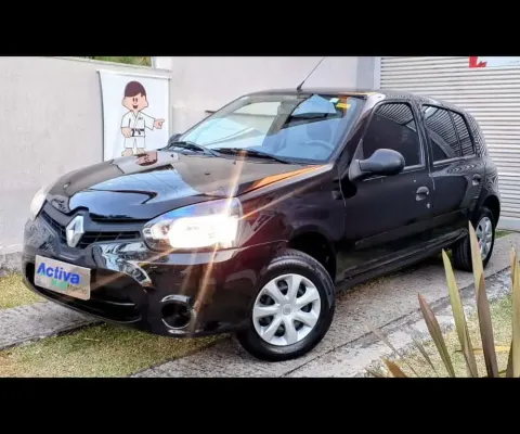 Renault Clio Expression Hi-Flex 1.0 16V 5p  - Preta - 2013/2014