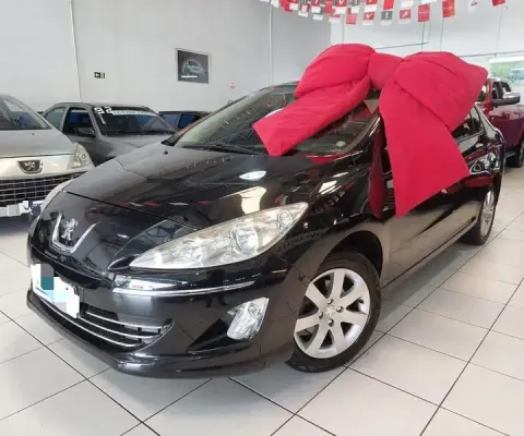  peugeot 408 allure 2.0 flex — 2011   preto elegante | completão | conforto de sedã premium!