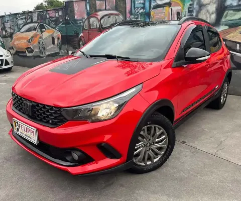 Fiat Argo TREKKING 1.3 8V Flex  - Vermelha - 2021/2022