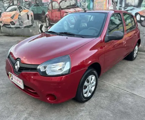 Renault Clio RN/Alizé/Expr./1.0 Hi-Power 16V 5p - Vermelha - 2016/2016