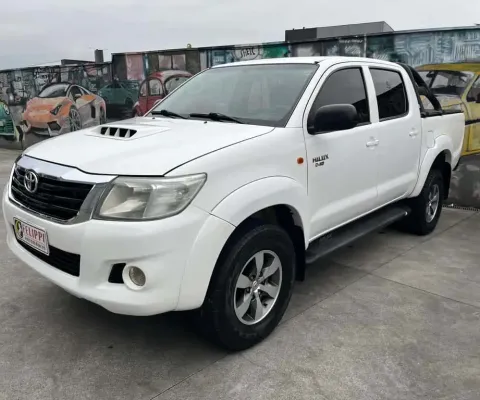 Toyota Hilux I/TOYOTA HILUX CD4X4 STD - Branca - 2012/2013