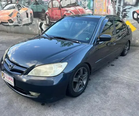 Honda Civic Sedan LX 1.7 16V 115cv Mec. 4p  - Cinza - 2005/2006