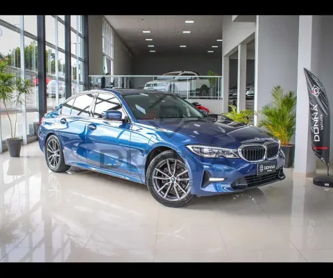 BMW 320i 2.0 Turbo/ActiveFlex 16V/GP  4p  - Azul - 2021/2021