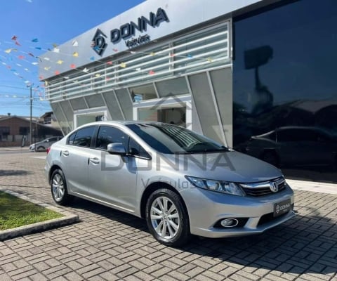 Honda Civic Sedan LXR 2.0 Flexone 16V Aut. 4p  - Prata - 2013/2014