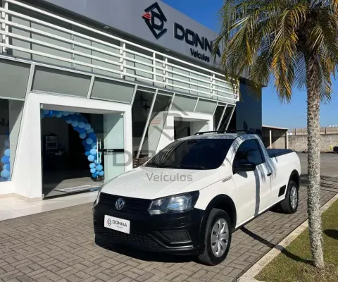 Volkswagen Saveiro Robust 1.6 Total Flex 8V  - Branca - 2018/2018