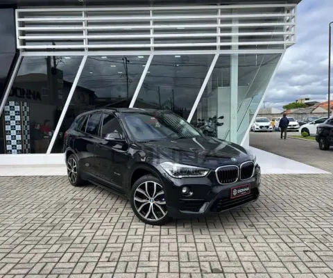 BMW X1 X25I ACTIVEFLEX - Preta - 2017/2018