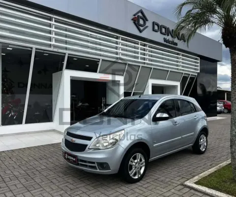 Chevrolet Agile LTZ 1.4 MPFI 8V FlexPower 5p  - Prata - 2010/2010