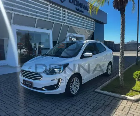 Ford KA 1.5 TITANIUM 12V Flex 5p Aut. - Branca - 2018/2019