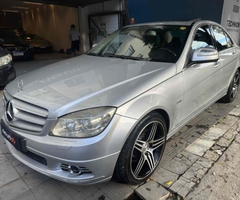 Mercedes-benz C 200 k 2008 1.8 avantgarde kompressor gasolina 4p automático