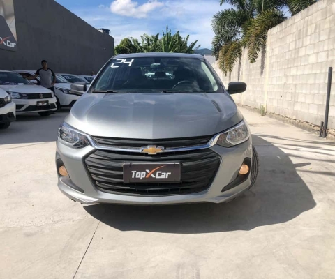 Chevrolet Onix HATCH 1.0 12V FLEX MEC. 4P - Prata - 2024/2024