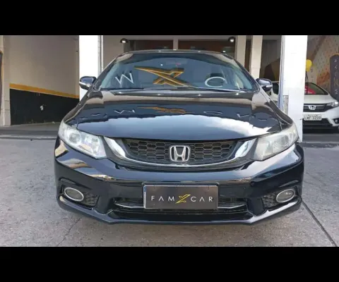 Honda Civic LXR - Preta - 2015/2015