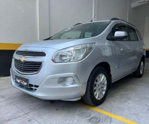 Chevrolet Spin LT 1.8 8V ECONO.FLEX 5P MEC. - Prata - 2014/2015