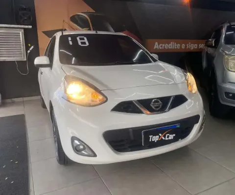 Nissan March SL 1.6 16V FLEXSTART 5P AUT. - Branca - 2017/2018