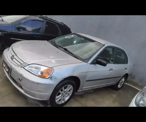 Honda Civic LX - Prata - 2000/2001
