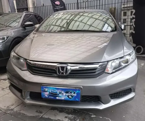 Honda Civic Sedan LXS 1.8/1.8 Flex 16V Aut. 4P - Cinza - 2012/2013