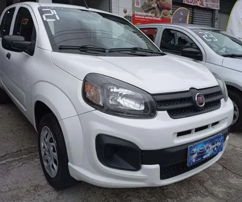 Fiat Uno Attractive 1.0 EVO Fire Flex 8V 5P - Branca - 2021/2021