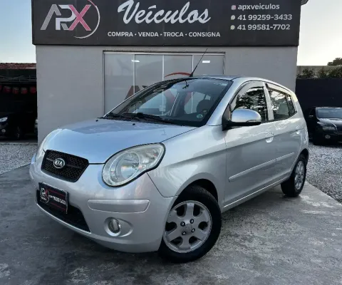 KIA PICANTO EX 1.0, ANO 2010, CARRO COMPLETO COM APENAS KM 133MIL.