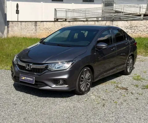Honda City EX CVT - Cinza - 2018/2018