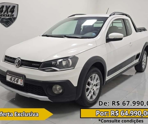 Volkswagen Saveiro CROSS 1.6 Mi Total Flex 8V CE  - Branca - 2013/2014