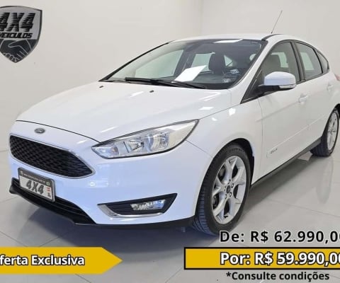 Ford Focus 2.0 16V/SE/SE Plus Flex 5p Aut.  - Branca - 2015/2016
