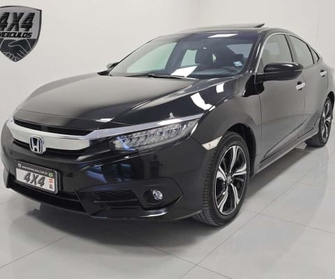 Honda Civic Sedan TOURING 1.5 Turbo 16V Aut.4p  - Preta - 2017/2017