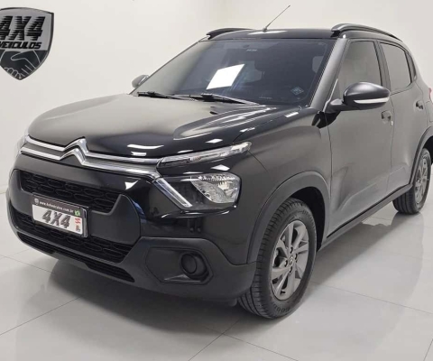 Citroën C3 Feel 1.0 Flex 6V 5p Mec.  - Preta - 2024/2024