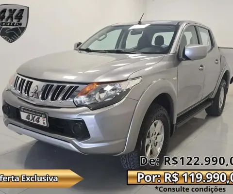 Mitsubishi L200 Triton Sport GLS 2.4 CD Diesel Mec.  - Prata - 2017/2018