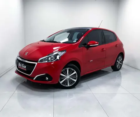 Peugeot 208 Griffe 1.6 Flex 16V  Aut.  - Vermelha - 2018/2019