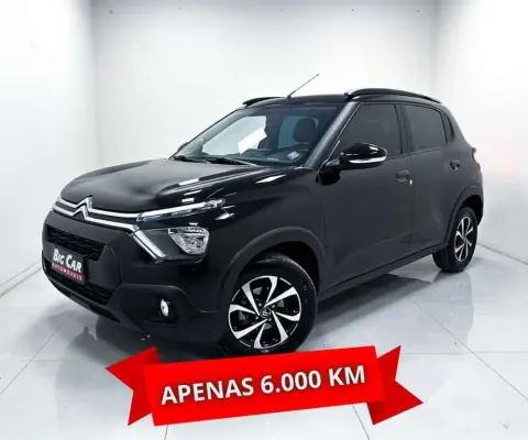 Citroën C3 Feel Pack 1.6 Flex 16V Aut. - Preta - 2023/2023