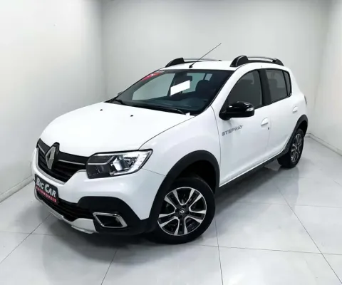 Renault Sandero STEPWAY Iconic Flex 1.6 16V Aut.  - Branca - 2023/2024