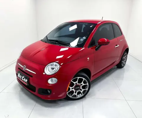 Fiat 500 Sport Air 1.4 16V Aut.  - Vermelha - 2013/2014