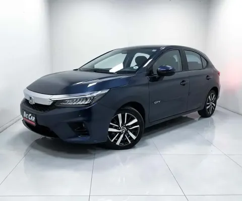 Honda City Hatchback Touring 1.5 Flex 16V Aut  - Azul - 2022/2023