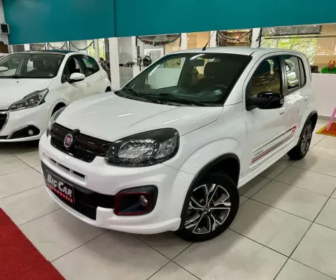 Fiat Uno SPORTING Dualogic GSR 1.3 Flex 8V   - Branca - 2017/2017