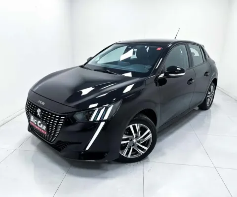Peugeot 208 Griffe 1.6 Flex 16V  Aut.  - Preta - 2022/2023